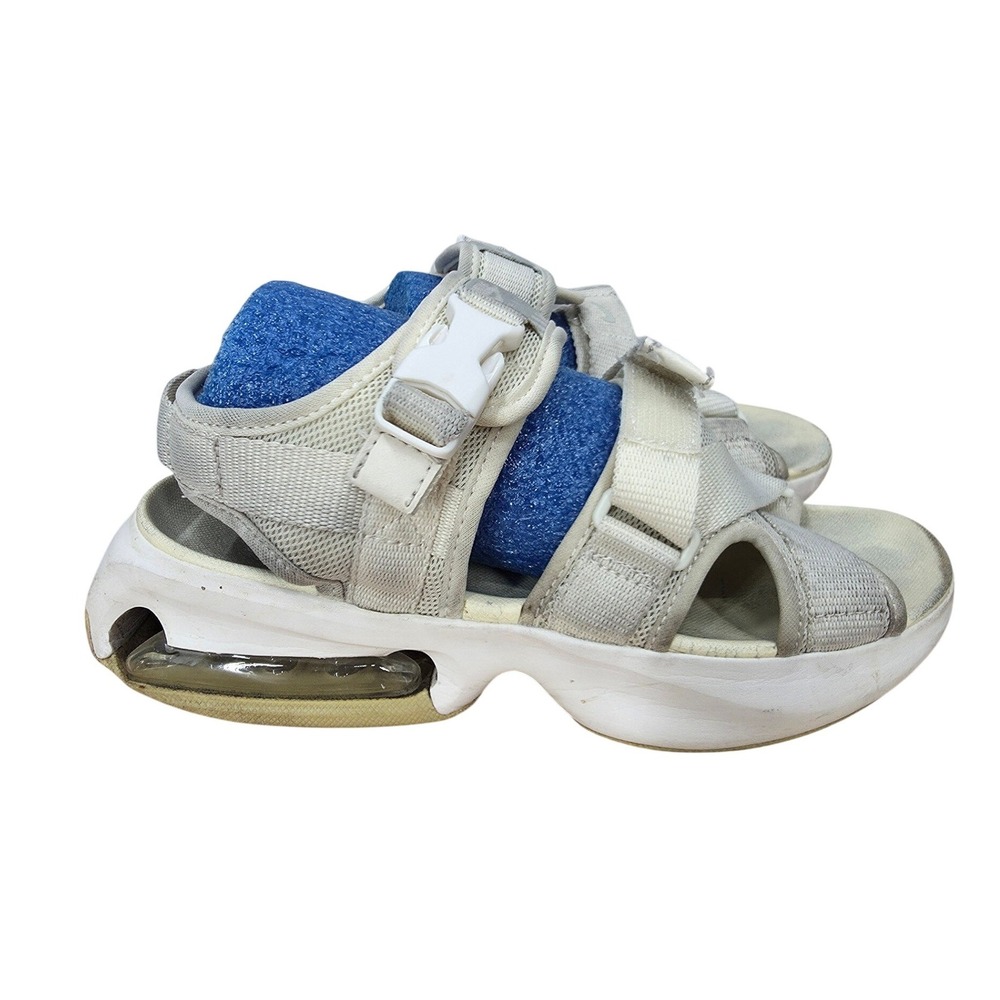 Nike Air Max Sol Sandals Womens 6.5 Coconut Sail White Adjustable Strap Platform
